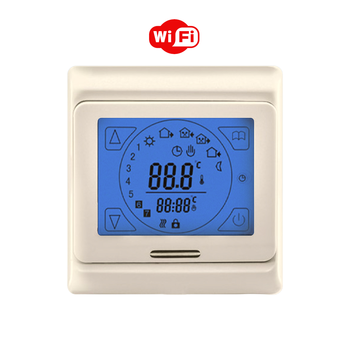 Терморегулятор RTC E91.716 WiFi бежевый